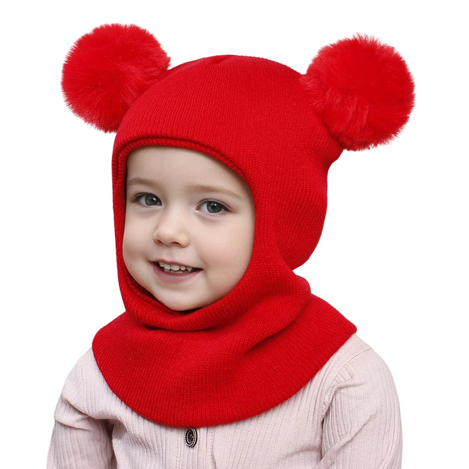 Children's Knit Balaclava Hat